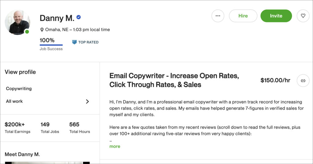 7 Upwork Profile Examples, Tips From a $600k Earner (2023)