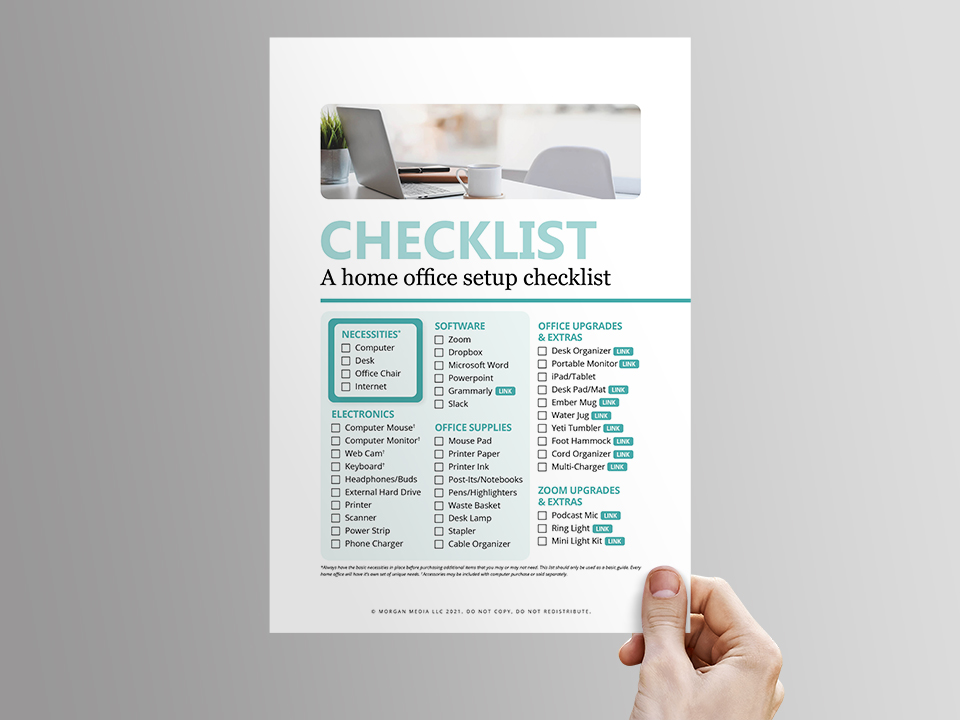 Home office setup checklist: Must-haves for work from home