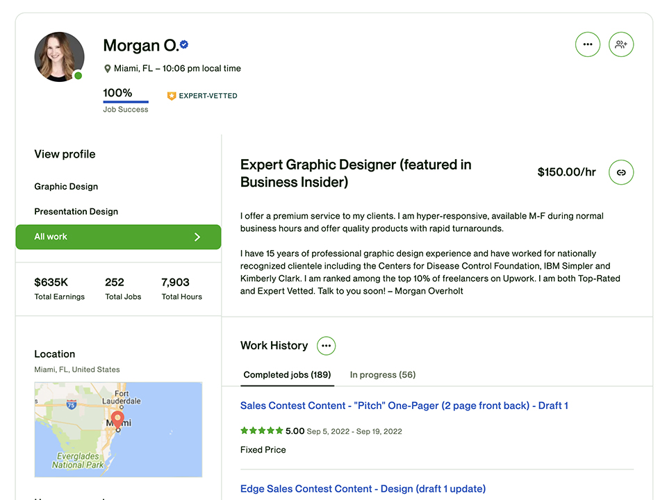 7 Upwork Profile Examples, Tips From a $600k Earner (2023)